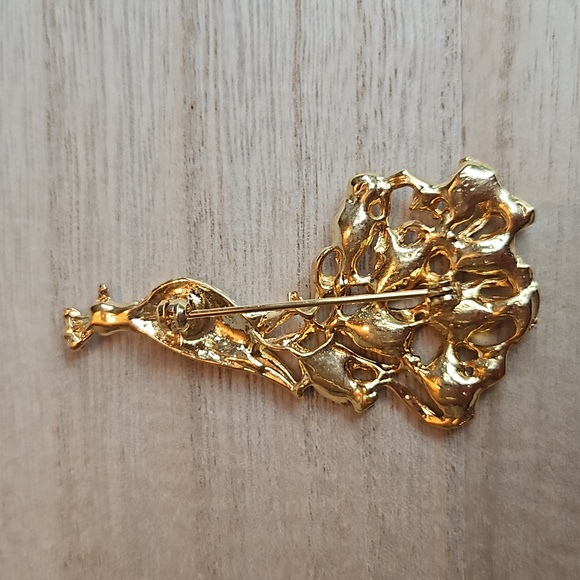 Vintage Peacock Brooch - Picture 3 of 4